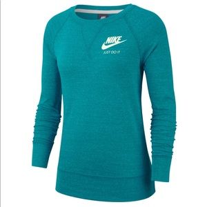 Aqua long sleeve Nike shirt size large and xl